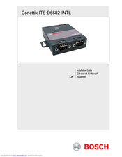 Bosch Conettix ITS-D6682-UL Installation Manual