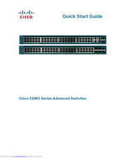 Cisco ESW2 Series Quick Start Manual