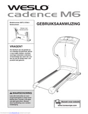 Weslo Cadence M6 Elliptical Manuals ManualsLib