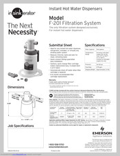 InSinkErator F-201 Specifications