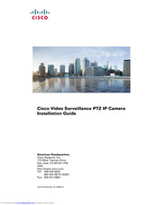 Cisco PTZ Installation Manual