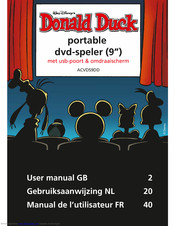 Akai Walt Disney's Donald Duck ACVDS9DD User Manual