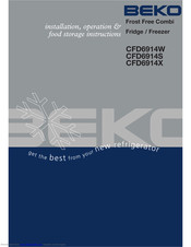 Beko CFD6914X Manual