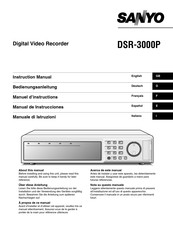 Sanyo DSR-3000P Instruction Manual