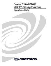 Crestron infiNET Gateway C2N-MNETGW Operation Manual