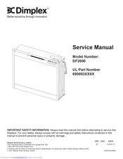 Dimplex 690893XXXX series Service Manual
