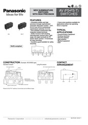 Panasonic AV3 Series Specifications