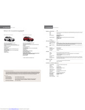 Subaru XV Crosstrek Specifications