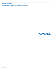 Nokia CR-201 User Manual