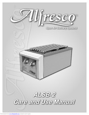 Alfresco AXESB-2 Care And Use Manual