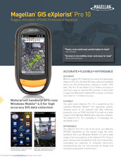 Magellan GiS explorist Pro 10 Specification