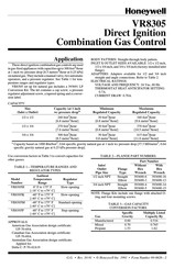 Honeywell VR8305K User Manual