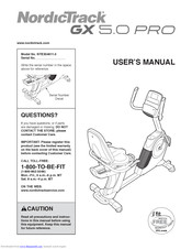 NordicTrack NTEX04911.0 User Manual