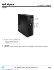 HP Z220 Specification