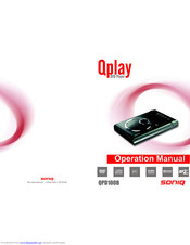 SONIQ Qplay QPD100B Operation Manual