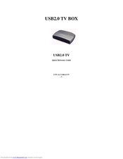 Ecs UTV-A2 Quick Reference Manual