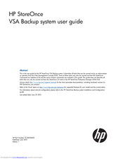 Hp StoreOnce User Manual