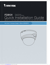 Vivotek FD8131 Quick Installation Manual