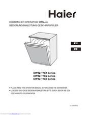 haier DW12-TFE3S Operation Manual