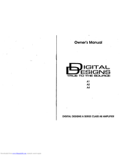 Digital Design A2 Owner's Manual