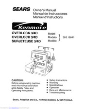 Sears Kenmore 385.16641 Owner's Manual