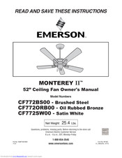 Emerson CF772ORB00 Owner's Manual