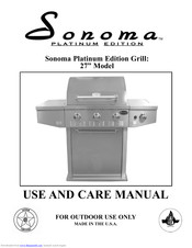 Sonoma 27 Use And Care Manual