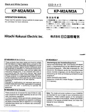 Hitachi KP-M2A Operation Manual