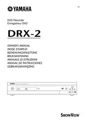 Yamaha DRX-2 Owner's Manual