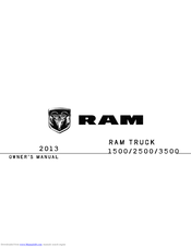 RAM TRUCK 1500 2013 Owner's Manual