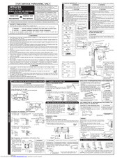 Hitachi RAS-60YHA3 Installation Manual