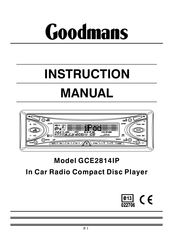 Goodmans GCE2814IP Instruction Manual