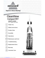 Bissell CleanView Compact PET 51C1 Series User Manual