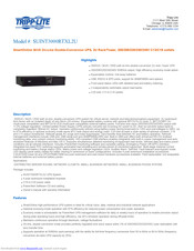 Tripp Lite SmartOnline SUINT3000RTXL2U Manual