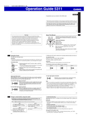 Casio 5311 Operation Manual