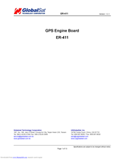 Globalsat ER-411 Specifications
