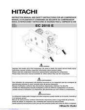 Hitachi EC 2510 E Instruction Manual And Safety Instructions