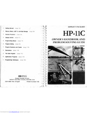 Hp HP-11C Owner's Handbook Manual