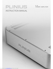 Plinius P8 Instruction Manual