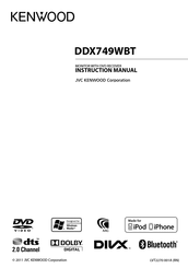 Kenwood DDX749WBT Instruction Manual