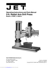 Jet J-1600R-4 Operating Instructions And Parts Manual