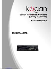 Kogan KAMKBMXBRNA User Manual