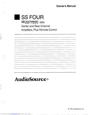 AudioSource SS FOUR Owner's Manual