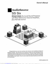 AudioSource SS Six Owner's Manual