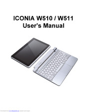 Acer ICONIA W510 User Manual