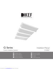 KEF Uni-Q Ci3-80QT Installation Manual