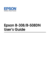 Epson B-308 User Manual