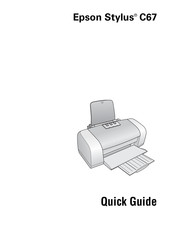 Epson Stylus C67 Quick Manual