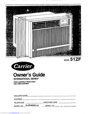 Carrier 51ZF Owner's Manual