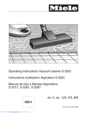 Miele S 5211 Operating Instructions Manual